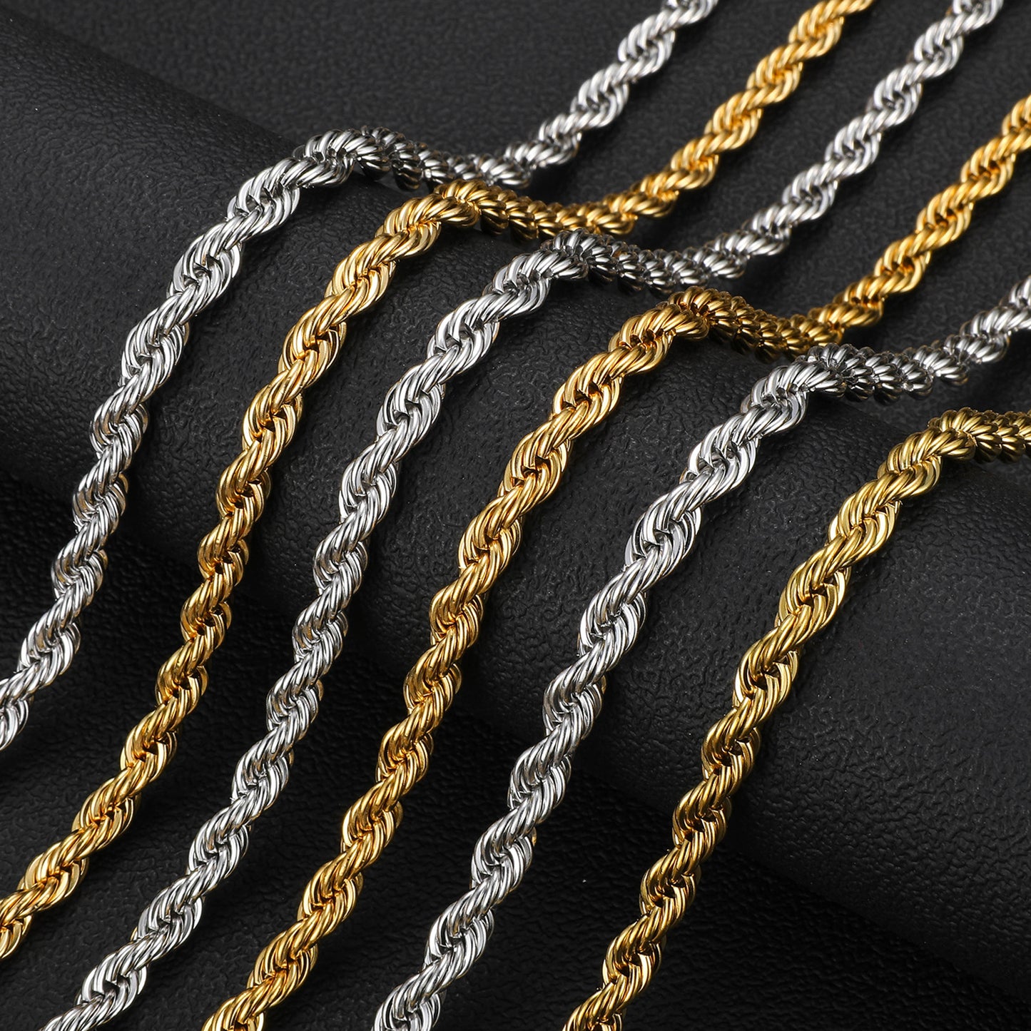 Stainless Steel Twist Chain Titanium Steel Necklace Clavicle Chain