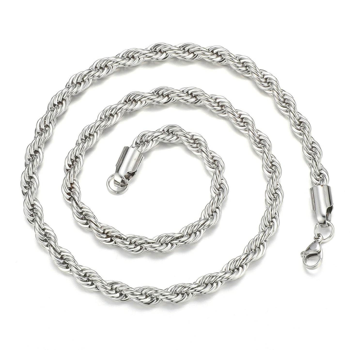 Stainless Steel Twist Chain Titanium Steel Necklace Clavicle Chain