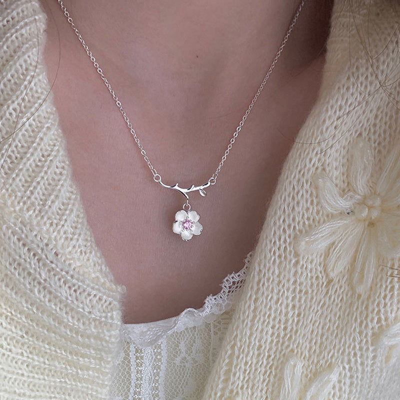 Versatile And Fresh Cherry Blossom Necklace