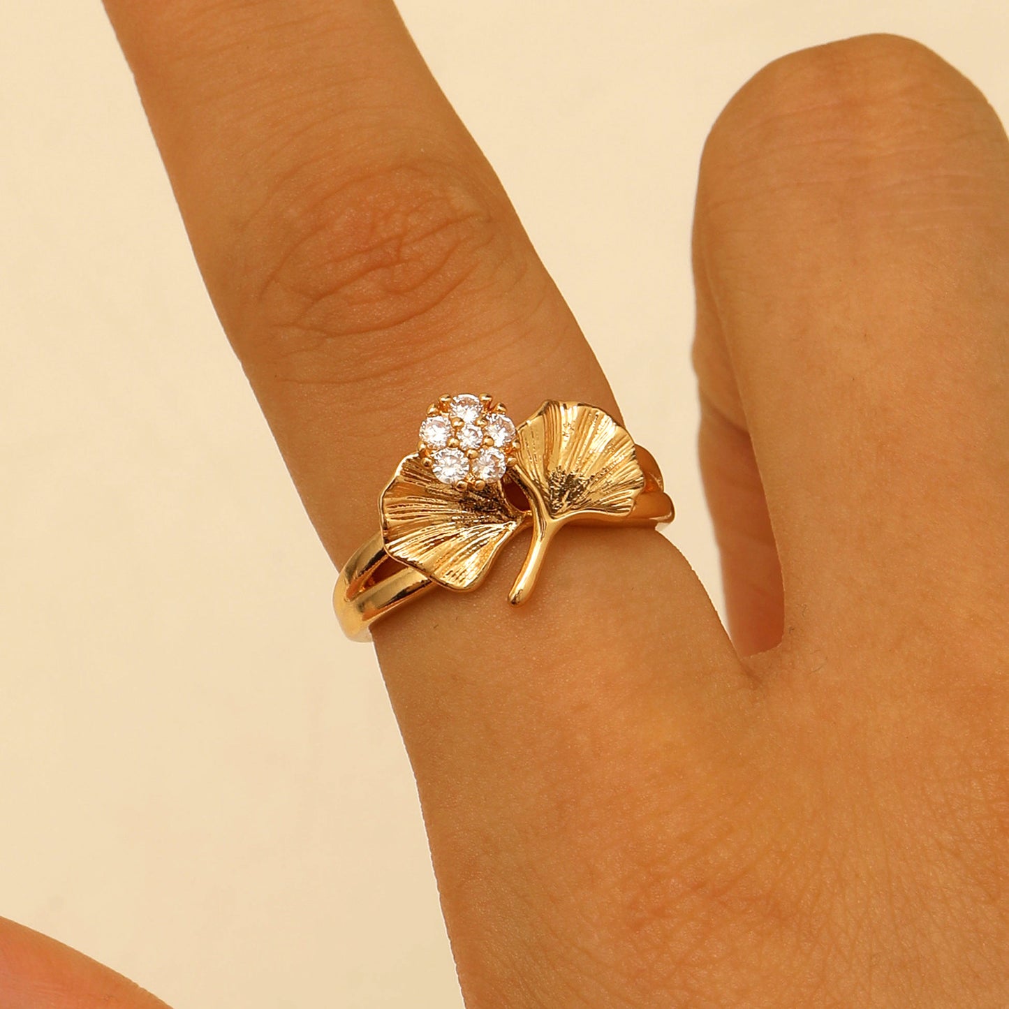 Light Luxury Open A Trendy Personalized Niche Finger Ring