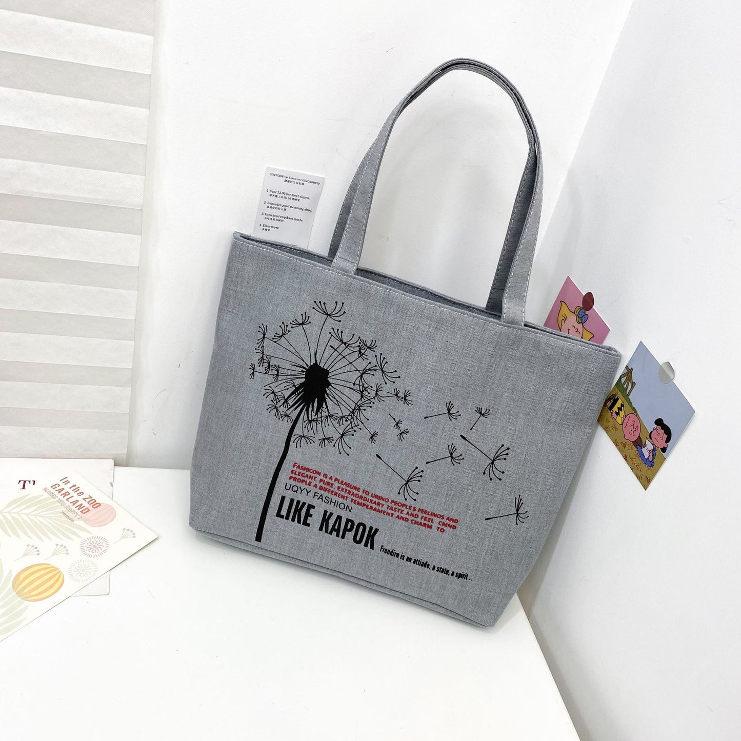 Casual Student Shoulder Tote Shopping Bag