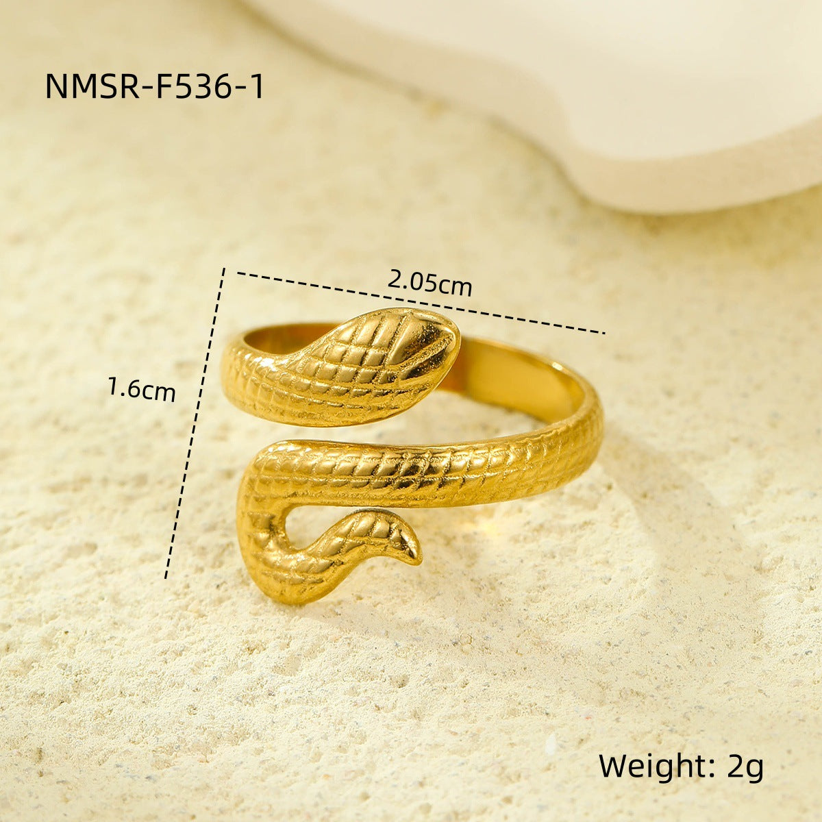 New Niche Stainless Steel Adjustable Ring In The Instagram Style