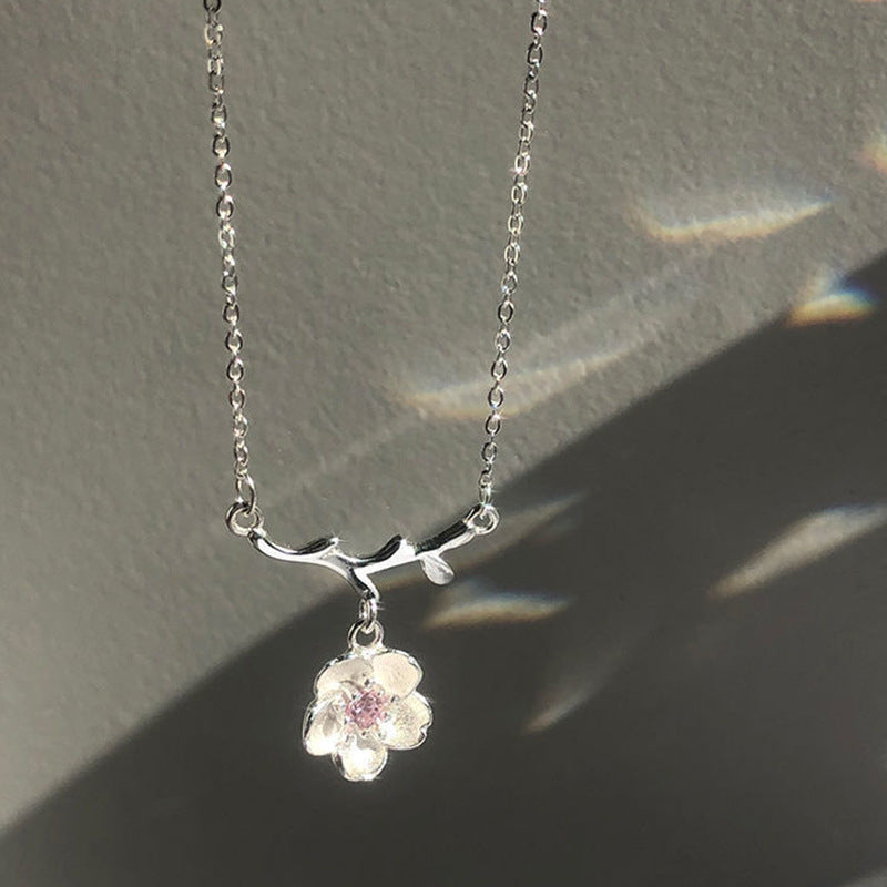Versatile And Fresh Cherry Blossom Necklace